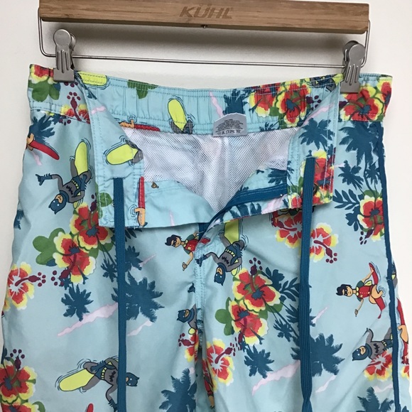 DC Comics Batman and Robin surfing graphic men’s swim trunks M - Picture 6 of 11